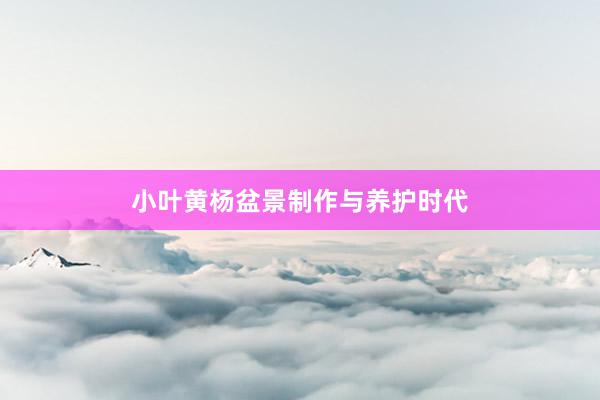 小叶黄杨盆景制作与养护时代